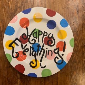Coton Colors Happy Everything Round Plate